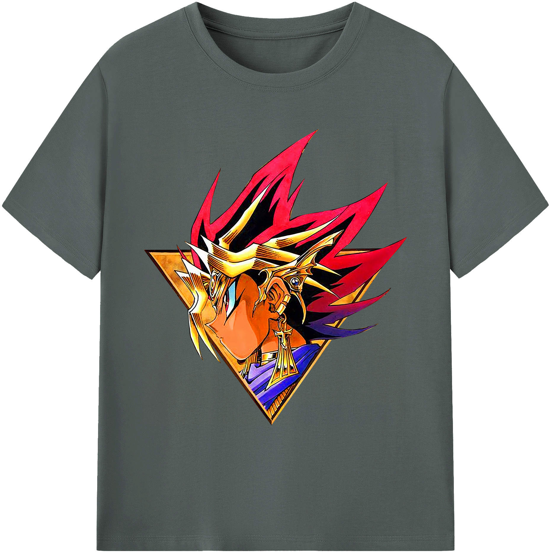 （画像用） 遊☆戯☆王 Yu-Gi-Oh! 綿100％ メンズ半袖Tシャツ｜肌触りやわらか＆通気性